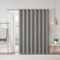 Eclipse Darrell Thermaweave Blackout Grommet Extra Wide 84" x 100" Sliding by EclipseCurtains