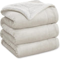 Bedsure GentleSoft Sherpa Fleece Blankets King Size by BEDSURE
