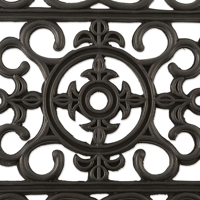 DII Rubber Doormats Collection All Weather, Wrought Iron - Image 8