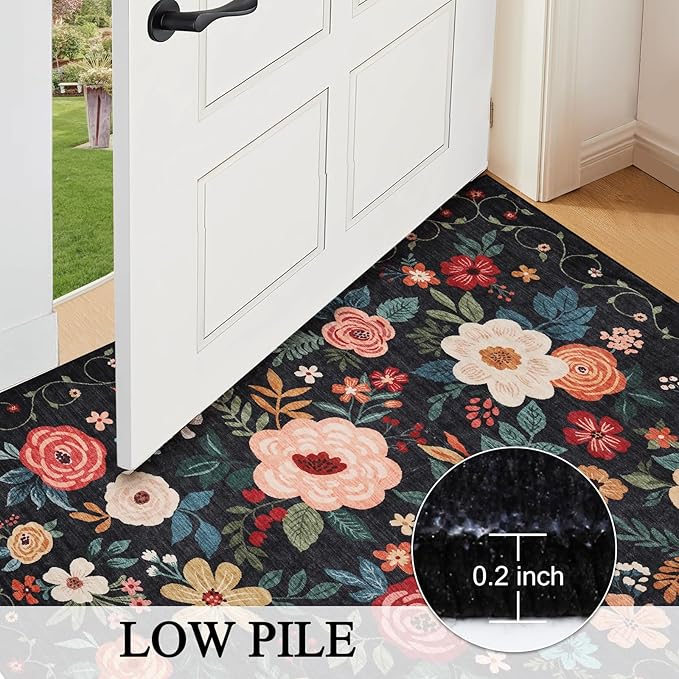 DUKINO 2x8 Runner Rug for Hallway, Washable Kitchen Runner Rug - Image 6