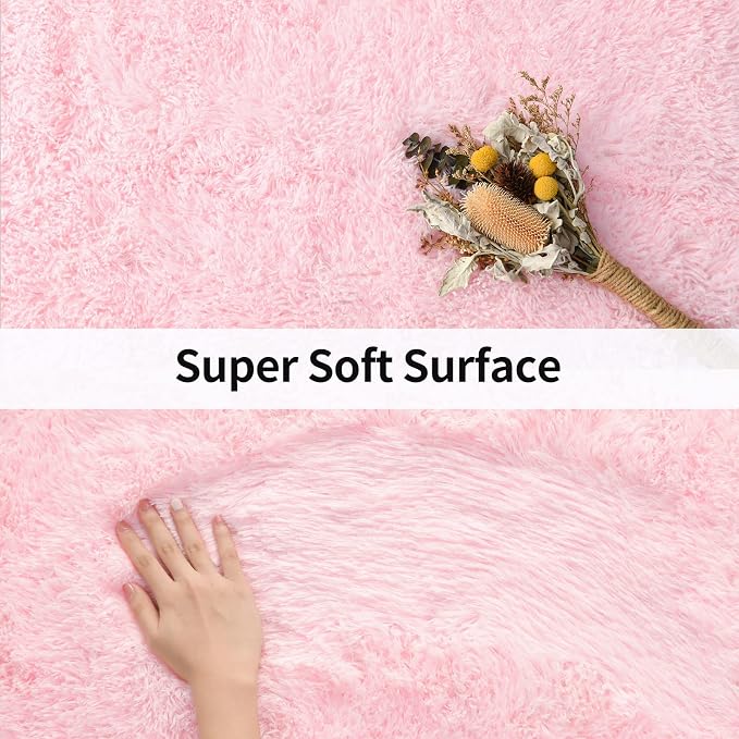 Merelax Soft Modern Indoor Shaggy Area Rug - Image 4