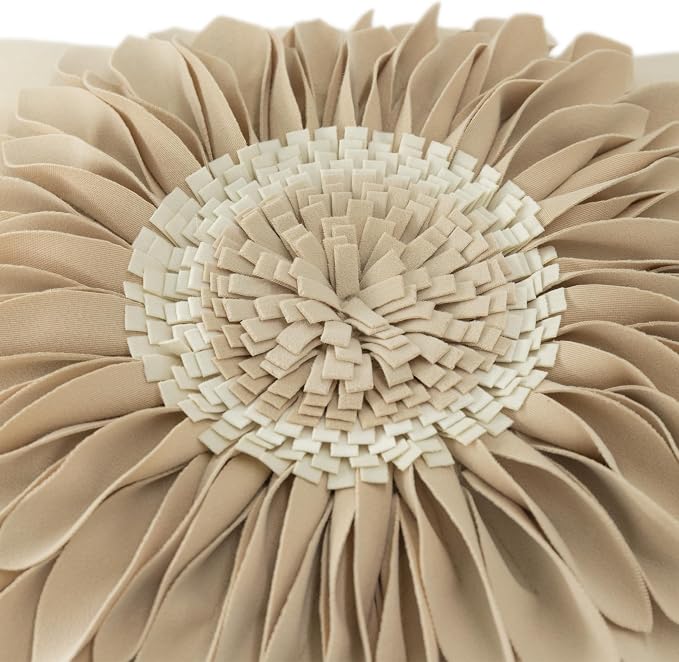 OiseauVoler 3D Sunflower Throw Pillow Cover Decorative Handmade Pillowcase - Image 3