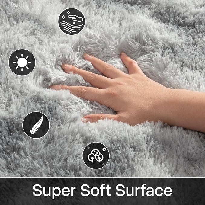 Merelax 2x3 Small Rug for Bedroom Livingroom Mini Space Home Decor, Modern - Image 4