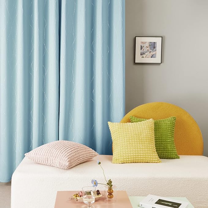 Deconovo Blackout Curtains, Thermal Insulated Soundproof Grommet Drapes - Image 3