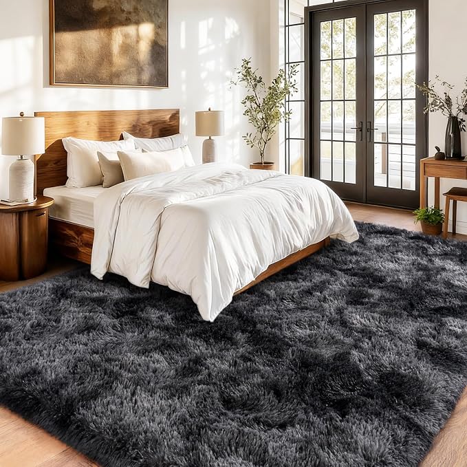 Shaggy Area Rugs, Fuzzy Rugs for Living Room, Soft Nursery Area Rug for Girls - Image 4