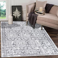 Vaukki Living Room Rug, Vintage Shaggy Soft Laundry Rug, Non Slip Kitchen Area by Vaukki