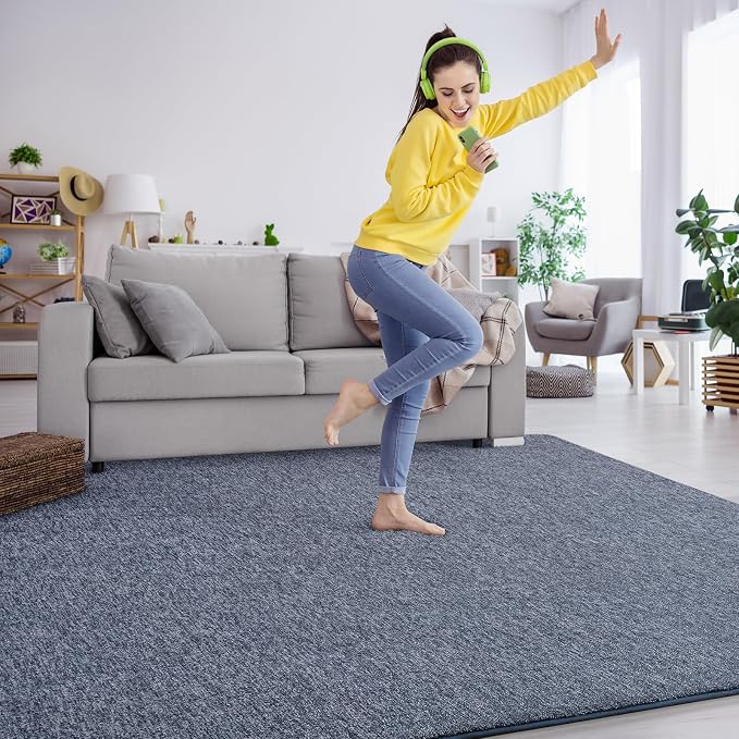 Keeko 5x8 Area Rugs for Living Room, Soft Modern Memory Foam Bedroom Rug - Image 2