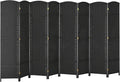 HOMCOM Room Divider, 8 Panel Folding Privacy Screen, 5.6' Tall Freestanding by HOMCOM