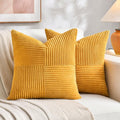 Fancy Homi 2 Packs Sunflower Yellow Spring Decorative Throw Pillow Covers 20x20 by Fancy+Homi