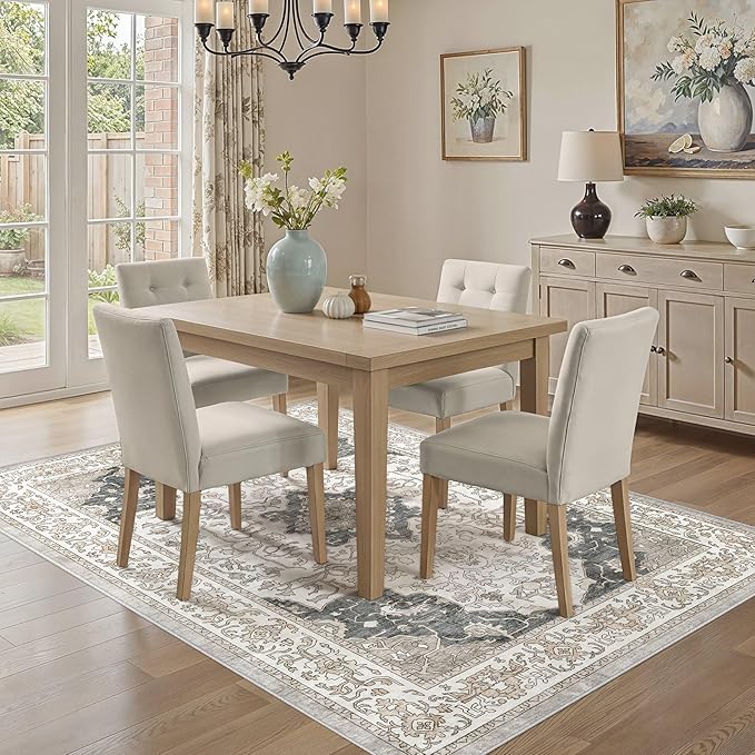 cotiled 5x8 Area Rugs Large Washable Rugs - Image 5