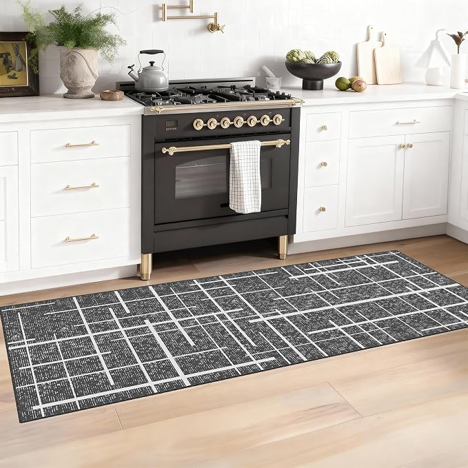 Washable Runner Rug 2x6, Kitchen Runner Rug Non Slip, Woven Thin No Shed Runners - Image 8