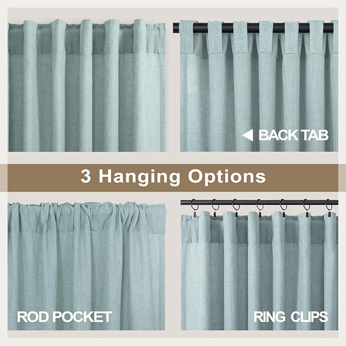 Seafoam Curtains 63 Inch Length - Image 5