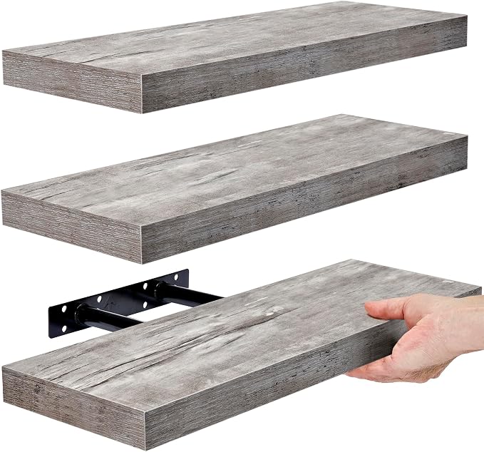 Sorbus Floating Shelves for Wall – 16 Inch Floating Shelf for Kitchen, Living - Image 9
