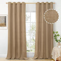 BGment 95 Inch Long Privacy Linen Curtains by BGment