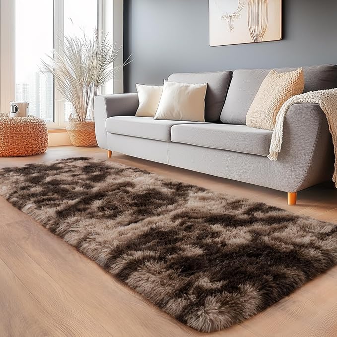 Fluffy Area Rugs for Living Room, Soft Shaggy Carpets for Living Room, Upgrade - Image 2
