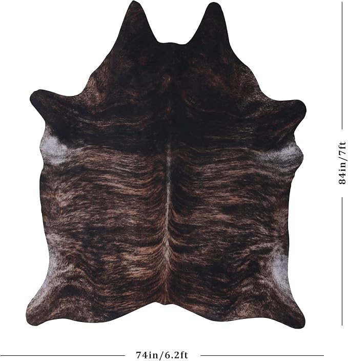 Cow Hide Faux Cowhide Rug: Cow Print Rug - Image 2