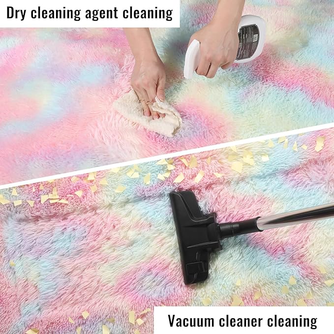 PAGISOFE Fluffy Soft Area Rug, Plush Furry - Image 7
