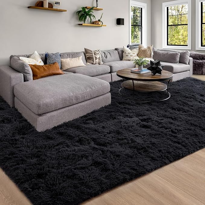 Merelax Soft Modern Indoor Large Shaggy Rug - Image 7