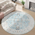 jinchan Round Rug 7ft Area Rug by JINCHAN