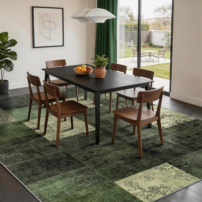 LIANLAM 8x10 Washable Area Rugs - Image 3