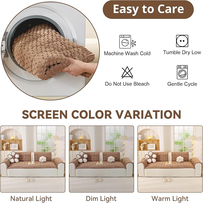 OstepDecor Washable Couch Cover - Image 8