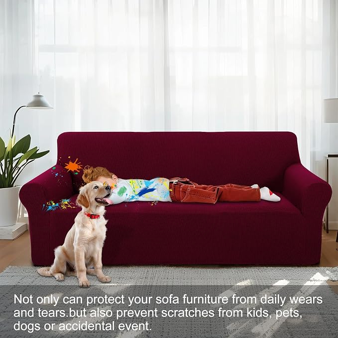 Stretch Couch Cover Washable Sofa Slipcover Furniture Protector - Image 2