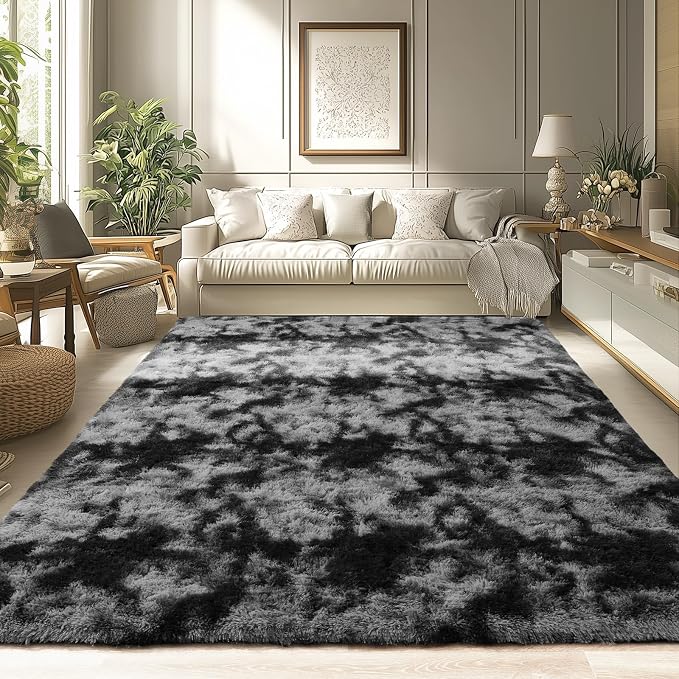 Merelax Modern Soft Fluffy Small Shaggy Rug - Image 2