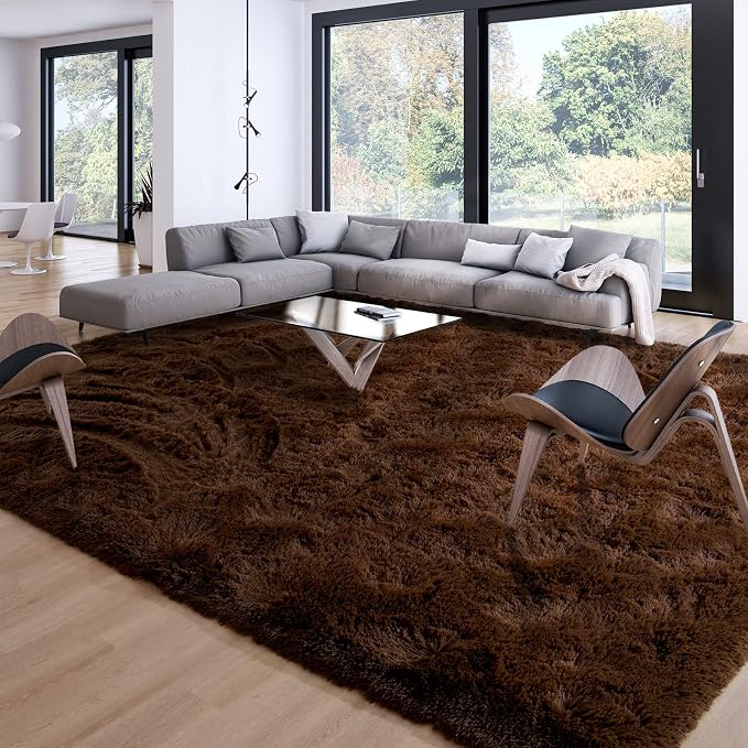 Merelax Soft Modern Indoor Large Shaggy Rug by Merelax