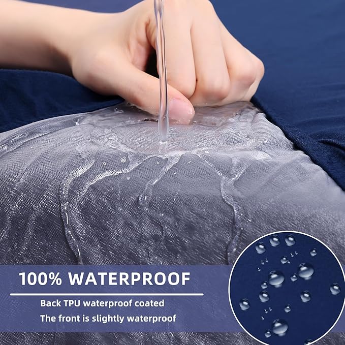 hyha Waterproof Couch Cushion Covers, Stretch Sofa Couch Seat Slipcover - Image 3