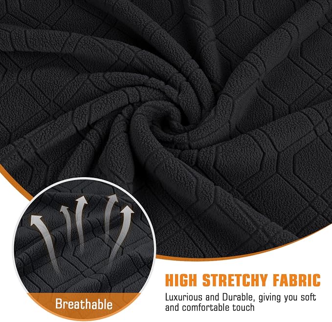 VANSOFY Recliner Chair Cover, 3-Pieces Stretch Recliner Covers - Image 3