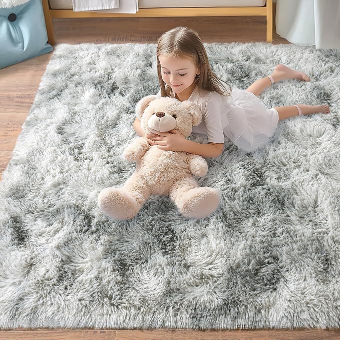 Pionblank 8x10 Rug for Living Room, Fuzzy Plush Large Area Rug, Fluffy Modern - Image 7