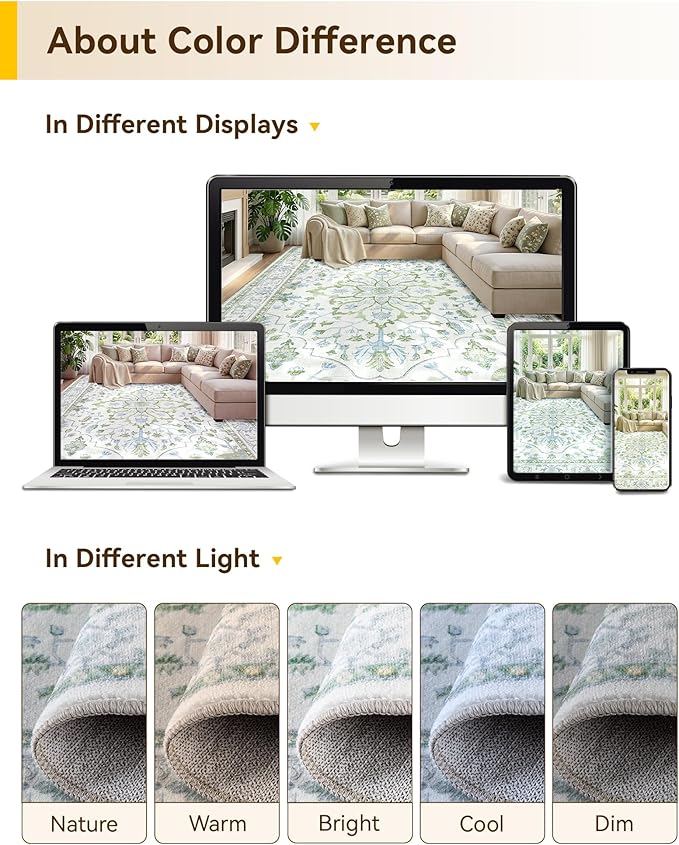 Area Rugs 2'x3' Kitchen Rugs Entry Rug Small Rugs - Image 7