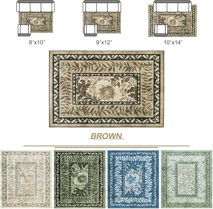 LIANLAM Washable Rug Area Rugs for Living Room - Image 8