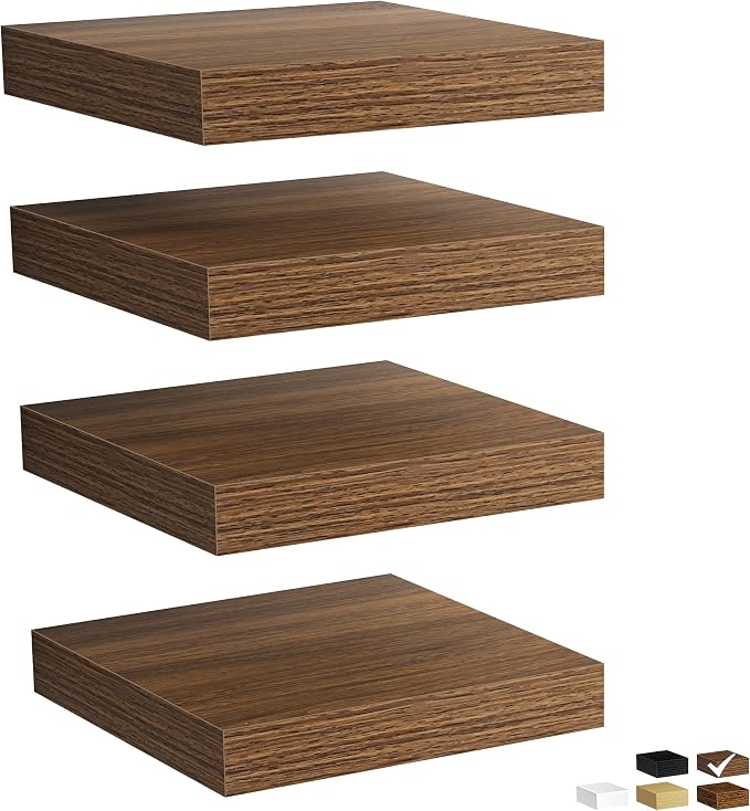 Fun Memories Rustic Wood Floating Shelves by FunMemories