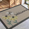 DEXI Front Door Mat Outside Entrance Welcome, Summer Floral Entryway Doormat by DEXI