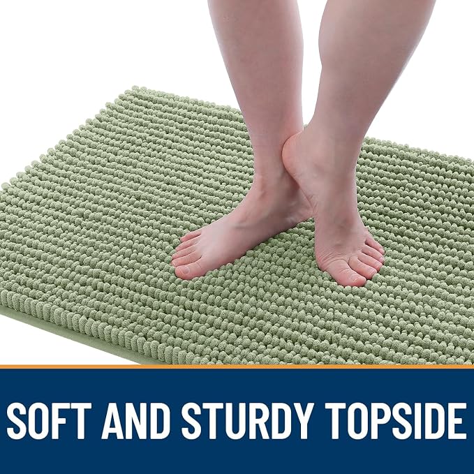 OLANLY Dog Door Mat for Muddy Paws 59x35, Ultra Absorbent Chenille Mud Doormat - Image 3