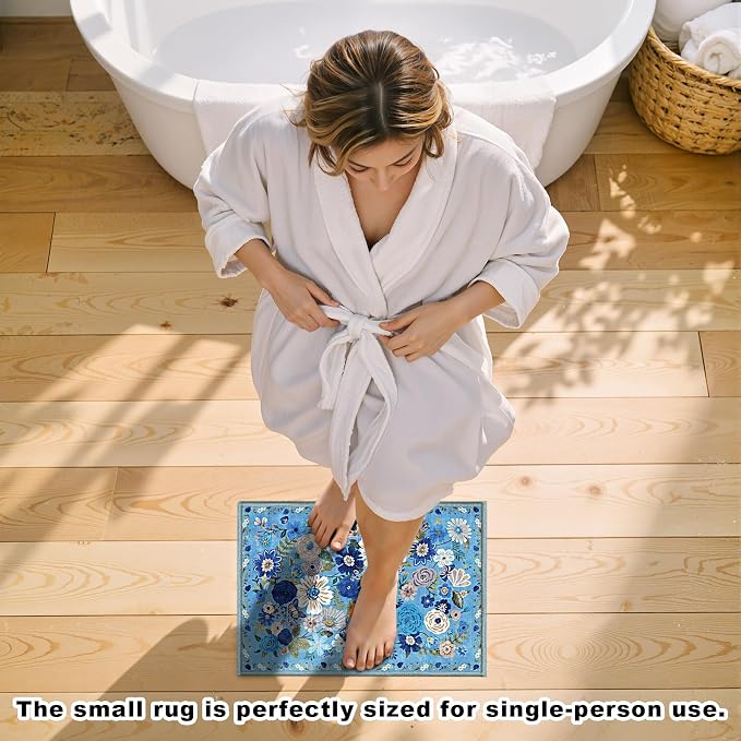 Area Rugs 24x17 Inch Home Decor Entry Rug, Small Door Mat Bath Mats - Image 2