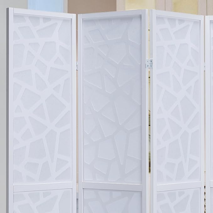 Roundhill Furniture Giyano 4 Panel Screen Room Divider - Image 4
