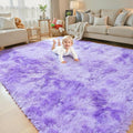 Rugs for Living Room 8x10, Alfombras para Salas Fluffy Shag Large Fuzzy Plush by Junhejiamei