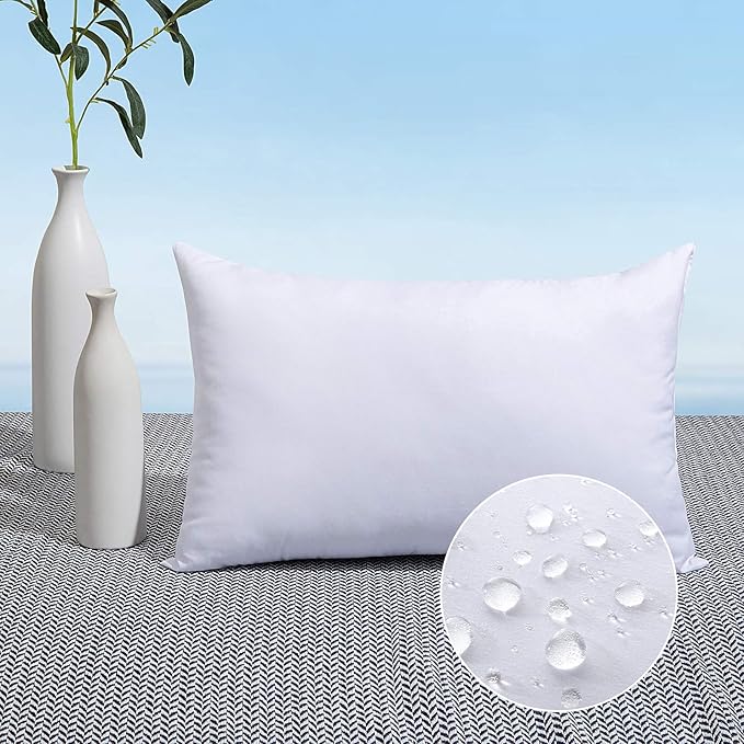 MIULEE 14x20 Pillow Insert Throw Pillow Insert, Outdoor Pillows Water-Resistant by MIULEE