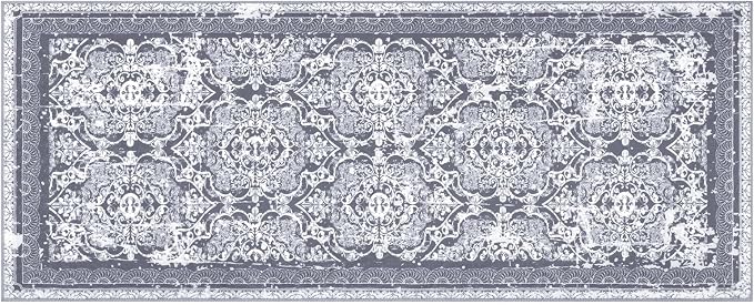 Vaukki Hallway Runner Rug, Vintage Shaggy Soft Laundry Rug Runner, Non Slip - Image 9