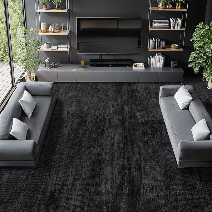 LIANLAM Washable Rug 9x12 Area Rugs by LIANLAM