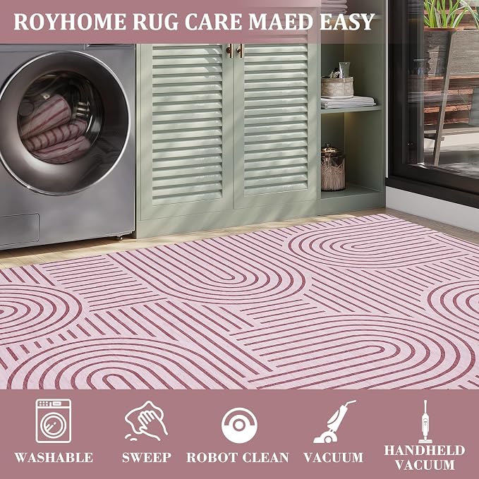 ROYHOME Washable Rug 8x10 Area Rugs - Image 5