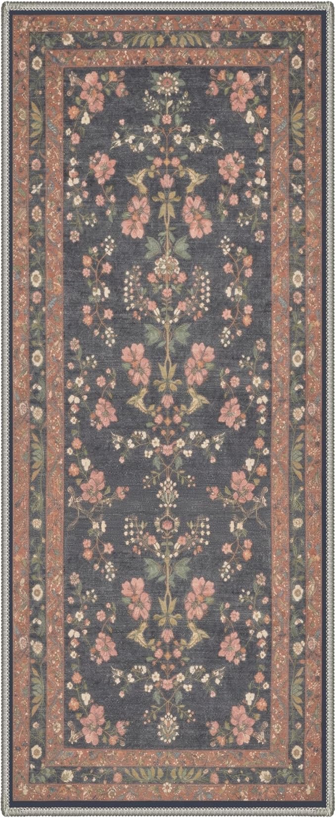 GENIMO Runner Rug 2x5 Non Slip Machine Washable Vintage Hallway Runner Rug - Image 7