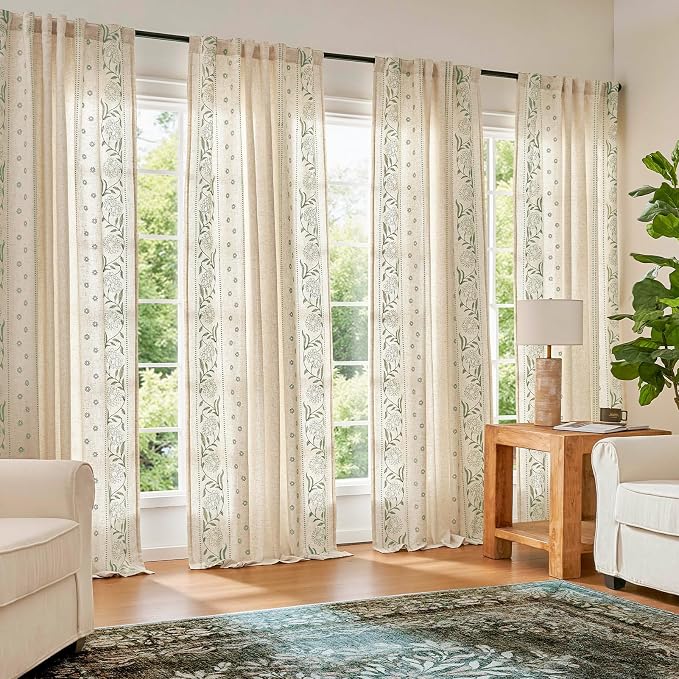 jinchan Winslow Lined Linen Curtains - Image 3