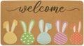 FGSS Easter-Bunny Welcome-Doormat Outdoor-Entrance by FGSS