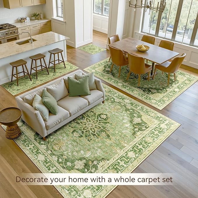 Area Rugs 2'x8' Runner Rug Non Slip Washable - Image 2