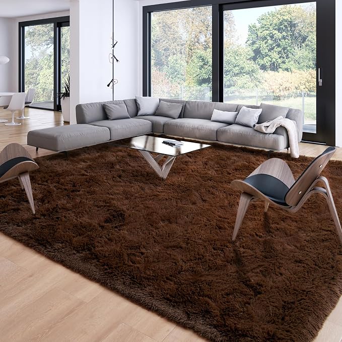 Merelax Soft Modern Indoor Large Shaggy Rug by Merelax