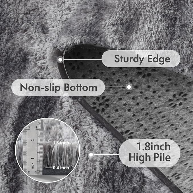 9x12 Ft Extra Large Shag Rugs for Living Room, Ultra Soft Fluffy Furry Area - Image 5