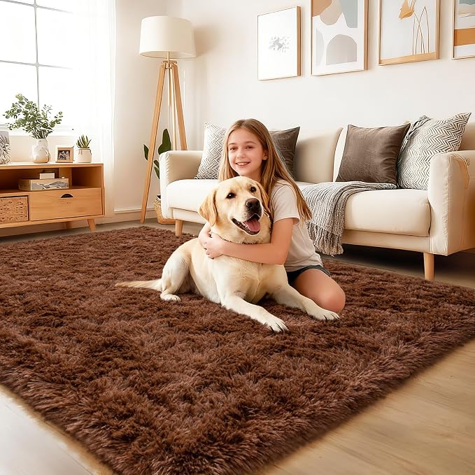 Rug for Living Room Bedroom, 5x7 Area Rugs for Living Room, Ultra Soft Modern - Image 4